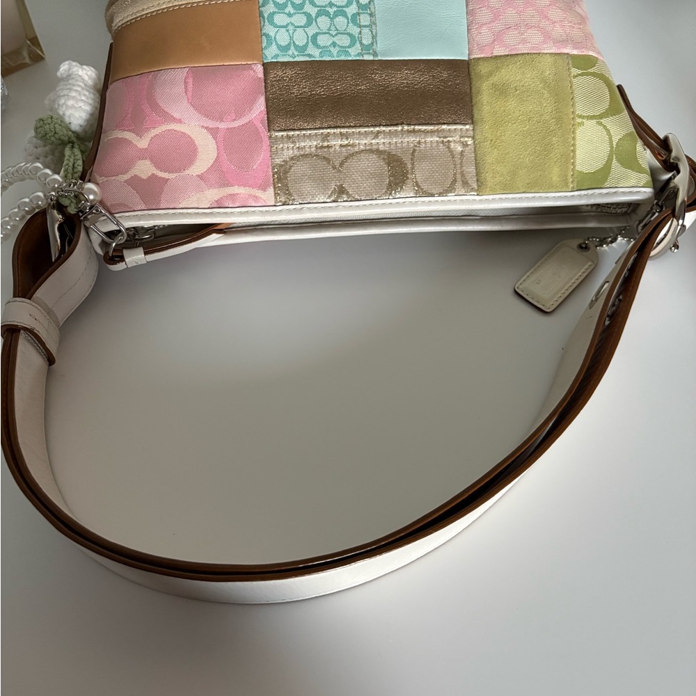 Coach Pastel Multicoloured Patchwork Shoulder bag - image 5
